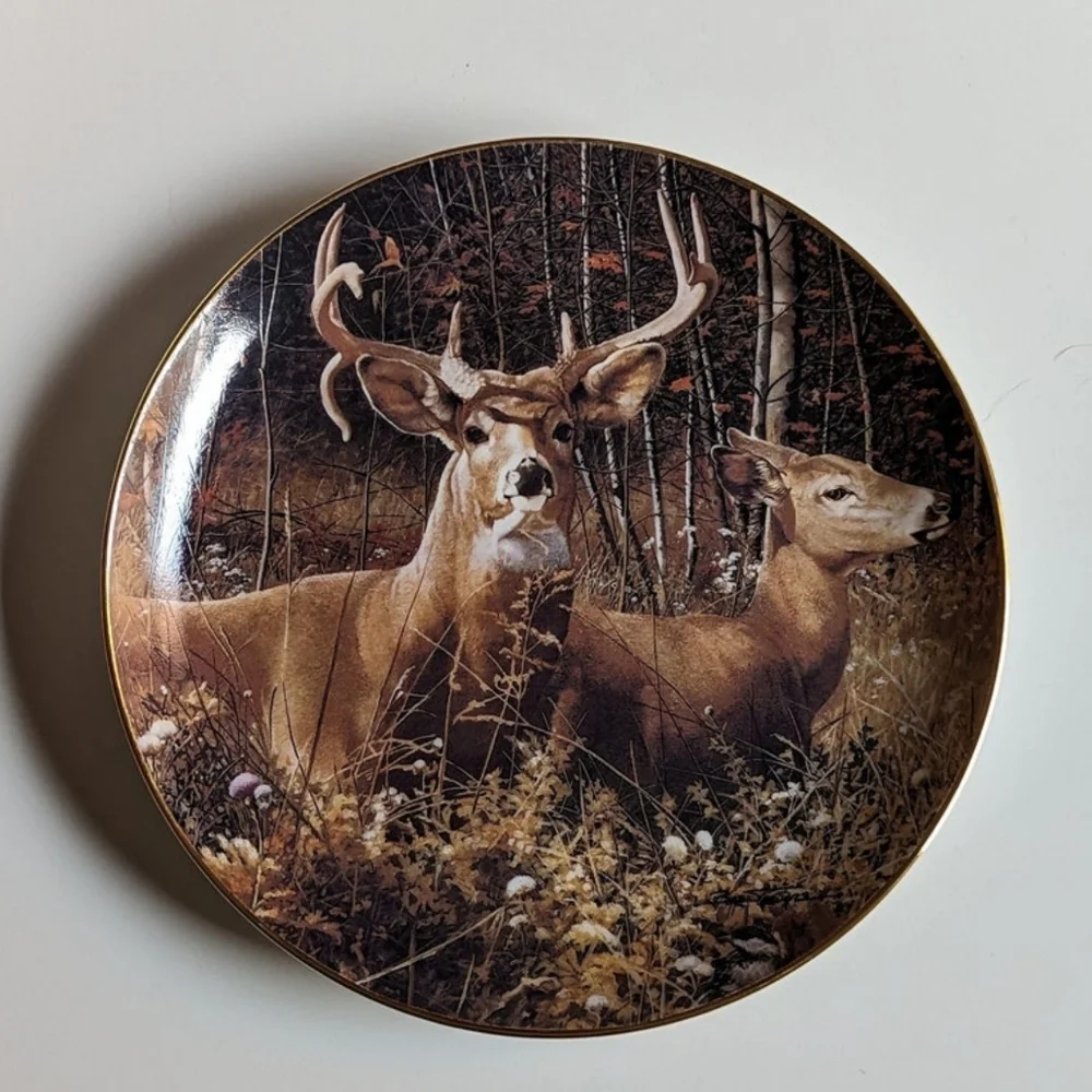 Vintage 1992 Fall Retreat, Pride of the Wilderness, plate by Bob Travers - Picture 2 of 9